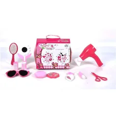 Set de belleza con flores en estuche portátil de 12 piezas
