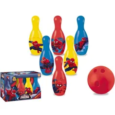 Set de bolos de Spiderman con 6 figuras - Mondo Toys