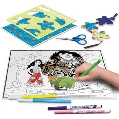 imagen de Set de escuela de dibujo Vaiana 2 con tabla de dibujo iluminada - Lisciani 4
