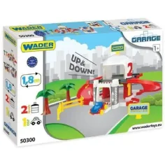 Set de garaje de dos pisos con ascensor - Wader