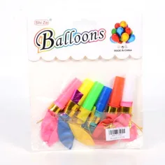 Set de globos inflables de 6 piezas con inflador