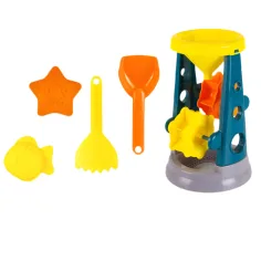 Set de juego de arena con molino de 5 piezas