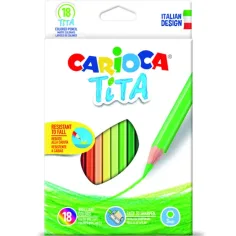Set de lápices de colores Tita 18 piezas - Carioca