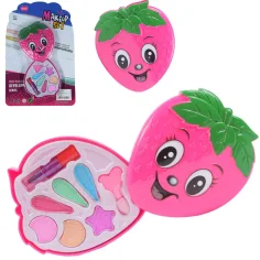 Set de Maquillaje: Paleta de maquillaje de fresa con lápiz labial