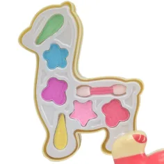 imagen de Set de Maquillaje: Paleta de Maquillaje de Tres Niveles en Forma de Llama 4