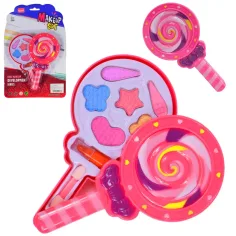 Set de Maquillaje: Paleta de Maquillaje en Forma de Piruleta con Barra de Labios