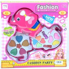 Set de maquillaje pequeño con elefantes