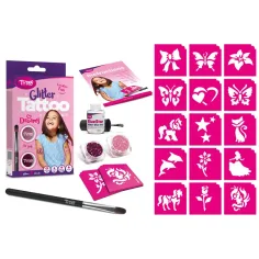 imagen de Set de mini tatuajes de brillo para niñas 2