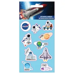 Set de pegatinas autoadhesivas de NASA  8x12cm en 5 unidades