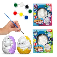 Set de pintura creativa de dinosaurios o unicornios