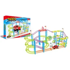 Set de pista eléctrica de 130 piezas