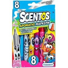 Set de rotuladores metálicos aromáticos de 8 piezas Scentos