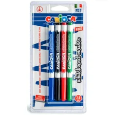 Set de rotuladores para pizarra Carioca 2,8mm 4 unidades