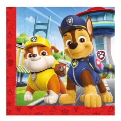 Set de servilletas de Paw Patrol – 2 capas, 33x33 cm, 20 uds