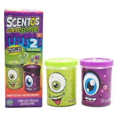 Set de slime aromático Scentos de 2 piezas en varias versiones