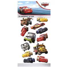 Set de tatuajes con diseño de Cars