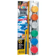 Set de témpera metálica 6x25ml - Carioca