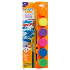 Set de témpera neón 6x25ml - Carioca