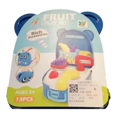 Set de verduras en mochila con forma de oso con accesorios