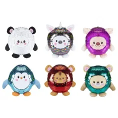 Shimmeez: Animales de peluche Simiflitter de 20 cm en 6 versiones