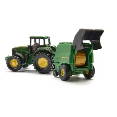 imagen de SIKU tractor John Deere con recogedora de paja 1/72 2