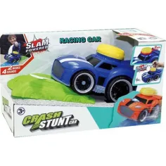 Slam Power coche de carreras azul con sonido
