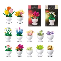 Sluban juego de construcción - Flores en macetas coleccionables