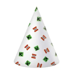 Sombrero de fiesta de Minecraft set de 6 unidades