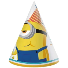Sombrero de fiesta de Minions – set de 6 piezas