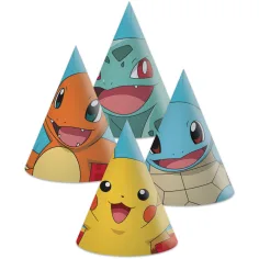 Sombrero de fiesta de Pokémon - set de 6 piezas