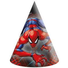 Sombrero de fiesta de Spiderman set de 6