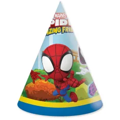 Sombrero de fiesta de Spidey set de 6 piezas
