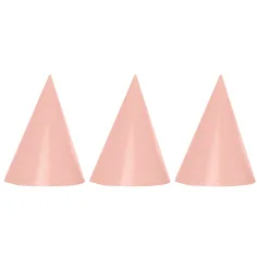 Sombrero de fiesta rosa set de 6 unidades