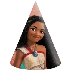 Sombrero de fiesta Vaiana 2 de Disney, set de 6