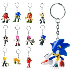 Sonic el erizo figura de llavero sorpresa