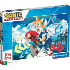 Sonic el erizo y sus amigos puzzle de 104 piezas - Clementoni