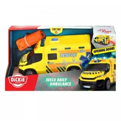 SOS Iveco ambulancia con sonido y luz de 18 cm - Dickie Toys