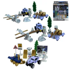 Space Team: Set de juego espacial con vehículos y accesorios en varias versiones 1ud