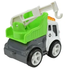 imagen de Speed Racer: Camión de basura con ruedas en varias versiones 6cm 1ud 6