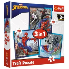 Spider-Man 3 en 1 puzzle de 50-36-20 piezas - Trefl