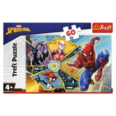 Spider-Man en la red puzzle de 60 piezas - Trefl
