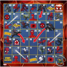 imagen de Spider-Man: Serpientes y escaleras juego de mesa 2