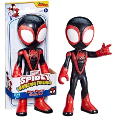 Spider-Man: Spidey y su superequipo Figura Supersized de Miles Morales - Hasbro