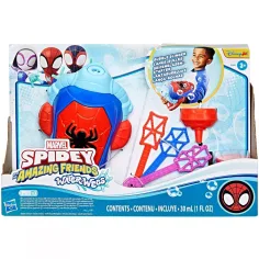 Spidey y Sus Asombrosos Amigos Lanzador de Burbujas Waterwebs - Hasbro