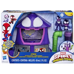 Spidey y sus increíbles amigos: Symbie Factory set de juego para hacer burbujas con 2 figuras – Hasbro