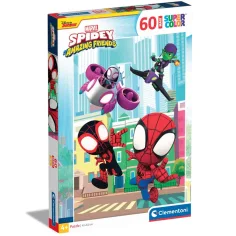 Spidey y sus maravillosos amigos rompecabezas maxi supercolor de 60 piezas - Clementoni
