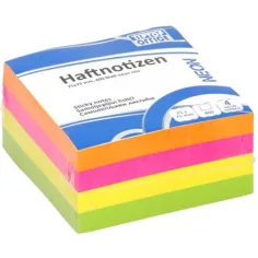 Spirit: Bloc de notas autoadhesivo Neon Mix 400 hojas, 75x75mm