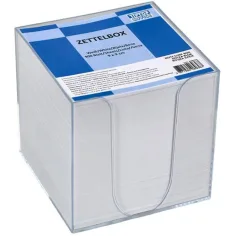 Spirit: Bloc de notas en contenedor transparente 900 hojas 9x9x9cm