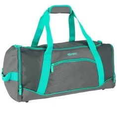 Spirit: Bolsa de deporte Gym turquesa-gris 20x51x23cm