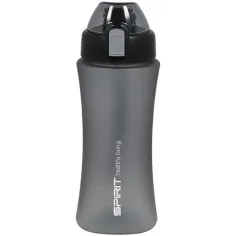 Spirit: Botella deportiva negra libre de BPA 500ml